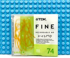 Tdk 906933523080 Md Fine Green 74 Blank Mini Disc 1 Sealed