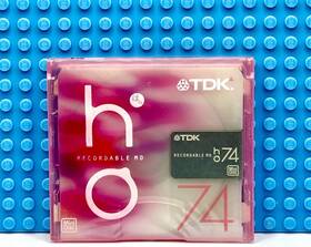 Tdk 906933523745 Md Ho 74 Pink Blank Mini Disc 1 Sealed