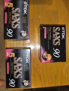 90ec Tdk Sa-xs Audio Cassette Tape - Type Ii High Bias Chrome