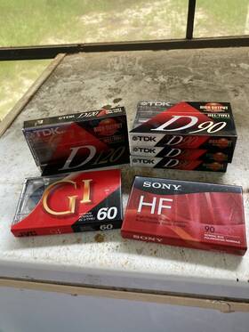 90min60 Tdk & 6 New Cassette Tapes 90 Min 60