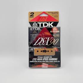 Tdk 951371175971 Ds-x 90 High Speed Dubbing Cassette Tapes Two Pack Japan Sealed