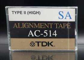 Ac-514 Tdk Sa Audio Alignment Tape Type Ii High Position Made In Japan Rare