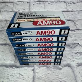 Am90cx Tdk Pro Professional Acoustic Master Cassette Lot Of 8