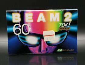 Beam-2 Tdk 60 Blank Audio Cassette Tape Type Ii High Bias Japan 1997