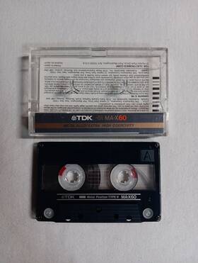 C17b4 Tdk Ma-x 60 Metal Type Iv High Bias Cassette Tape With Case - Used Ex