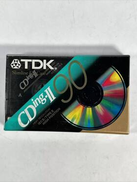 Cdng2-90eb Tdk Cding-ii 90 Minute Audio Cassette - High Position Type Ii Cdng290eb