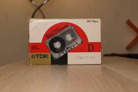 D-90a Tdk 10 D 90 1988 In Original Box Vintage Audio Cassette Tapes New And Sealed