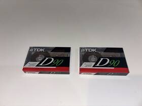 D-9ou2 Tdk D90 2 Pack Blank Audio Cassette Recording Tape 90 Minutes New
