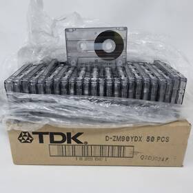 D-zm90ydx Tdk Zm 90 Minute Blank Cassette Tapes Bulk Box Lot Of 46 D-zm90 D90 New Unused