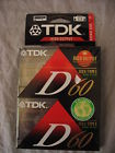 Tdk D60 2 Pack Cassette Tape High Output Normal Bias New In Package 020356166311