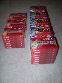 D90-60 Tdk D90 D60 8 Stacks 53 Total Each Stack Sealed And One