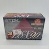 Tdk Ds-x 90 High Output Audio Cassette Tape 3 Pack New