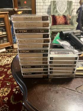Fujidr1 Tdk Lot Of Pre-recorded Audio Cassette Sa90 Maxell Ur90 Xl90 Ud60