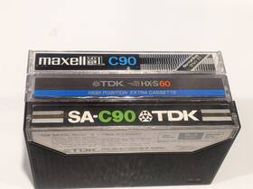 Sa-c90 Tdk Ic90 Hx-s Ud Xl I-c90 Cassettes Rare Used Vintage Tapes Very Good