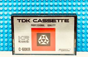 Krom-o2 Tdk Krom-02 C-60kr Vintage 1972 Type Ii Blank Cassette Tape 1 New