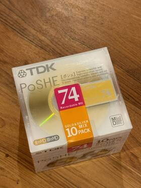 Md-pse74mx Tdk 10-pack Poshe Md 74min Recordable Minidiscs. New Sealed