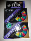 Tdk New Sealed Lot Of 2 Blank Cding-ii 110 Cassette Tapes High Position Iec Ii 020356293406