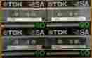 02035620550 Tdk Qty 4 Sa 90 Blank Cassette Tape 1984 Sealed New Japan