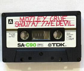 Sac90 Tdk Vintage 1980s Used Pre Recorded Audio Blank Tape Heavy Metal