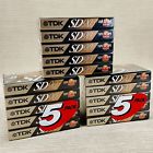 Tdk Sd 90 Hi Bias Recording Blank Cassette Tapes 5 Pack X 3 15 Pc Lot Sealed 020356271008