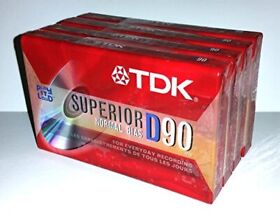Tdk Superior Normal Bias D90 Iec I Type For Everyday Recording Audio