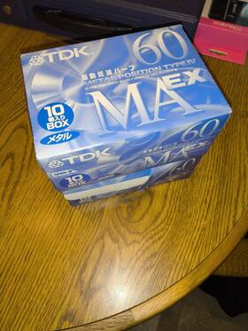 T4902030205812 Tdk Ma-ex 60 10 Pack Unopened Boxes Sourced In Japan 4 Available