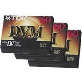 Tdkdvm603 Tdk Dvm60 Mini Dv Tape 60 M Inch - 3 Pack