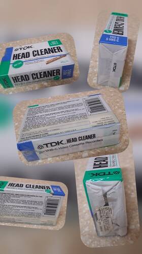 Vcl-11 Tdk Head Cleaner For Vhs-c Videocassett Recorders