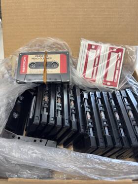 Zd-60n Tdk Zd60n Vintage Blank Cassette Tape 60 Min Lot Of 22 Japan Partial Case With Cleaner
