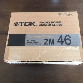 Zm-46 Tdk Zm 46 Professional Master Series Duplicate Cassettes 47 Pieces New