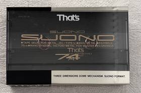 Thats 093365000815 Sealed Suono 74 Metal Type Iv Blank Cassette Nos