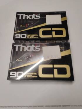 Thats 093365005810 Lot Of 2 Cd Iv 90 Japan Type Metal Cassette Tapes New Sealed