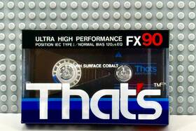 Thats 906915000660 Fx 90 1985 Europe Type I Blank Cassette Tape Sealed