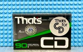 Thats 906915005078 Cd I 90 Type Blank Cassette Tape 1 Sealed