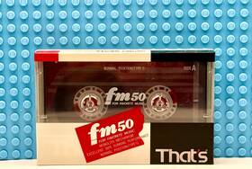 Thats 906915010546 Fm 50 1987 Japan Type I Blank Cassette Tape 1 Sealed