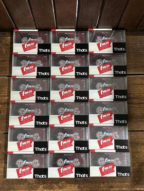 Fm50 Thats 906915017057 Lot Of 18 That S Black Cassette Tape Type 1 Eq 120 Vintage Nos Sealed