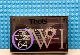 Thats 906915023638 Ow 1 64 1990 Japan Type I Blank Cassette Tape Sealed