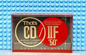 Thats 906915026530 Cd Iif 50 Suono Format Type Ii Blank Cassette Tape Sealed