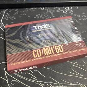 Thats 906915031022 Cd Mh 60 1990 Type Ii Suono Format Blank Cassette Tape Sealed
