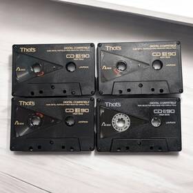 Thats 906915031541 Lot 4 That S Cd Mh 90 And Cdii Type Iv Metal Used As Blank Cassette Tape