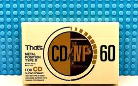 Thats 906915036041 Cd/ivf 60 Suono Format 1990 Type Iv Blank Cassette Tape Sealed