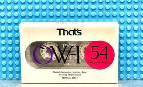 Thats 906915037543 Ow I 54 Type Blank Cassette Tape 1 Sealed