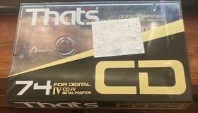 Thats Cd 093365005117 Cd-iv 74 Metal Particle Bias Type Iv Cassette Tape Sealed Japan