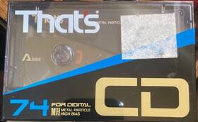 Thats Cd 093365020110 Cd-mh 74 Metal Particle High Bias Type Ii Cassette Tape Sealed