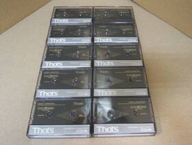 Mh100 Thats Lot Of 10 Cd-mh 100 Metal Position Recorded Audio Cassettes For Blanks