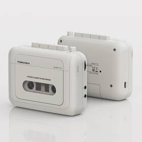 Tomashi 731723828410 Cassette Player Portable Stereo Playback Supports External Mic And