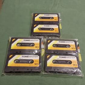 Wpc1740 Tone Master Lot Of Six Pack New 90 Minute Tonemaster Cassette Tapes 6 Sealed
