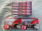 Ur90min Tdk New Lot Of 5 Superior D90 90 Minute Audio Cassettes Sealed 2 Maxell