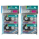 Vintage Cassette Tapes 1989 Laser 60 Minute Blank Cassettes 2 Pack New Sealed
