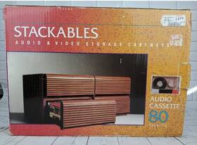 Wtm 034886001080 80 Capacity Audio Cassette And Video Stackables Storage Cabinets